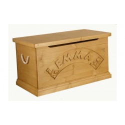 Hibba Classic Pine Traditional Toy Box